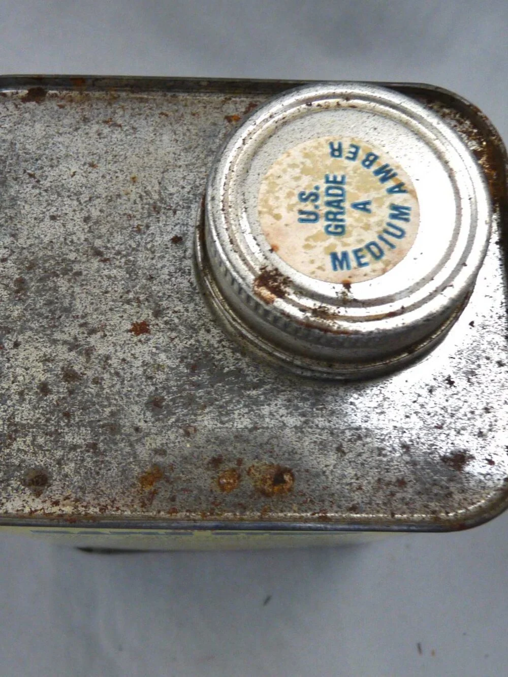 Vintage Nermont Maple Syrup tin advertising 1 qt horse sled empty